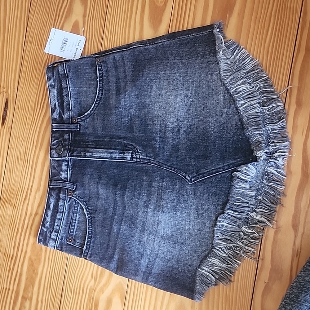 Free People Maverick Size 24 Fringe Skirt